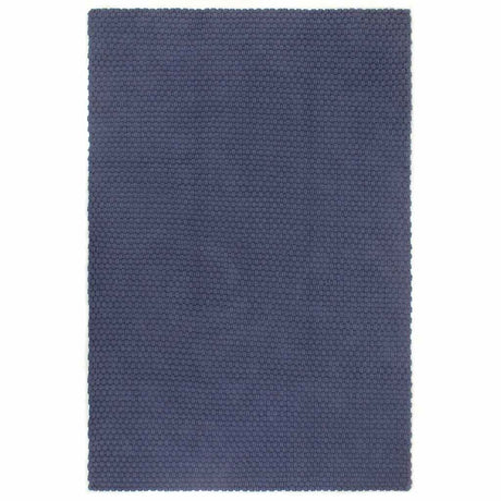 VIDAXL Rechteckige 120x180 cm Baumwollmarineblau