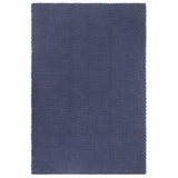 Vidaxl rettangolare 120x180 cm blu navy cotone