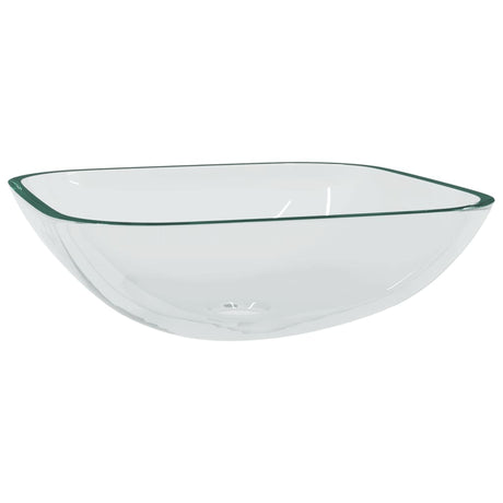 VIDAXL WASHBAIN 42x42x14 cm Glas transparent