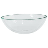 VIDAXL WASHBAIN 50x37x14 cm Glas transparent