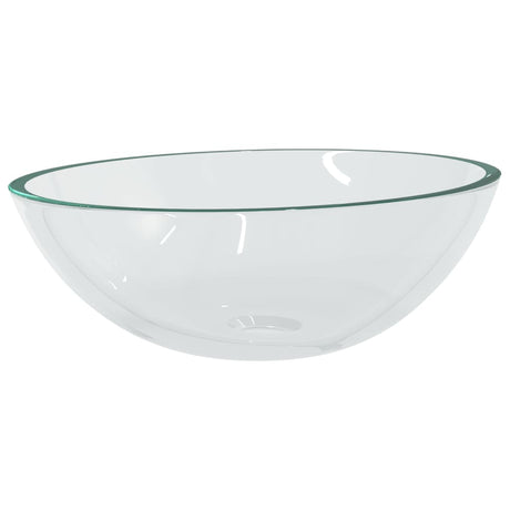 VIDAXL WASHBAIN 50x37x14 cm Glas transparent