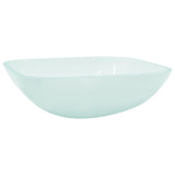 Vidaxl washbasin 42x42x14 cm skleněná matná