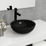 Vidaxl Washbasin 35x12 cm Tempered Glass Black