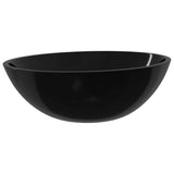 Vidaxl Washbeer 50x37x14 cm Glas schwarz