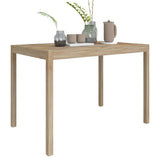 Vidaxl eettafel 110x70x75 cm massief acaciahout