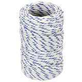 Vidaxl Bootsseil 2 mm 25 m Polypropylen weiß
