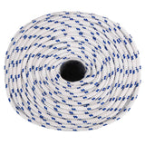 VIDAXL -Kofferchen 6 mm 50 m Polypropylenweiß