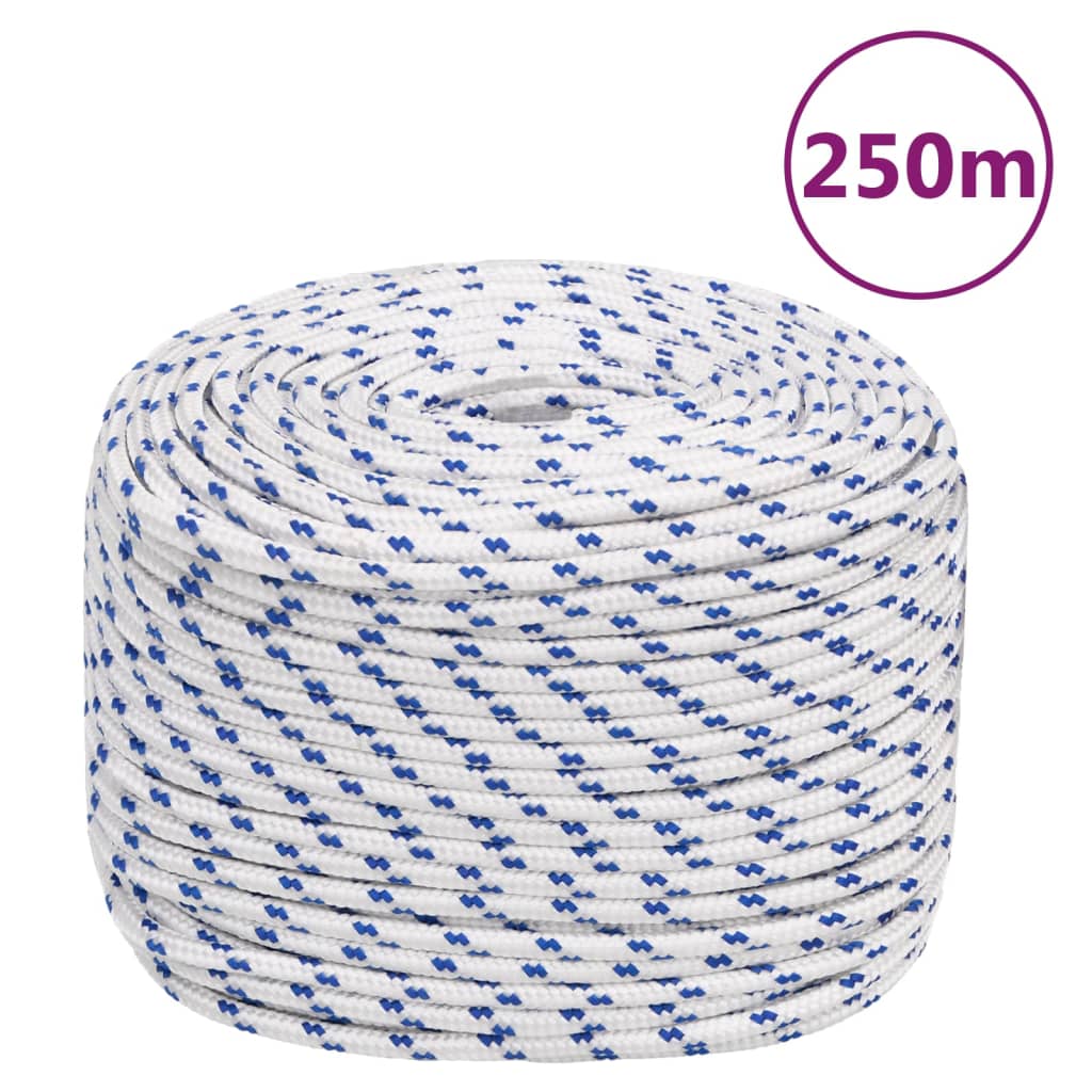 Vidaxl Boot Rope 6 mm 250 M Polypropylen White