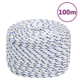 Vidaxl Boot Rope 10 mm 100 m polypropylenhvit