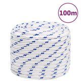 Vidaxl Boot Rope 18 mm 100 m polypropylenhvit