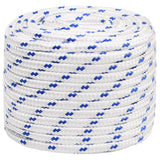 Vidaxl Boot Rope 18 mm 100 m polypropylenhvit