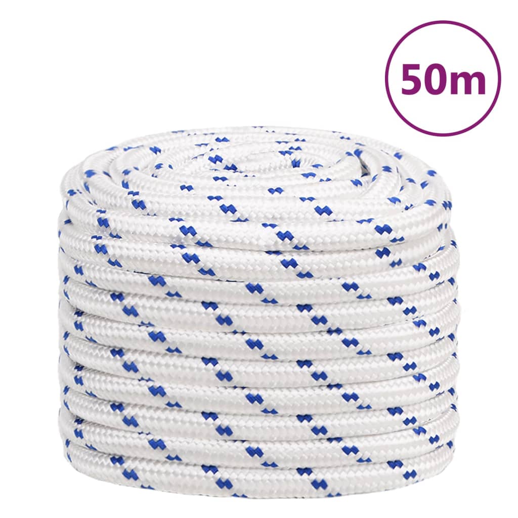 VIDAXL SCOOD ROPE 20 mm 50 m Polypropilene bianco