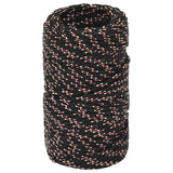 Vidaxl Boot Rope 2 mm 50 m polypropylen svart