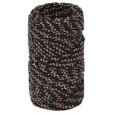 VIDAXL -Kofferchen -Seil 2 mm 100 m Polypropylenschwarz