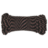 VidaXL Bootsseil 5 mm 100 m Polypropylen schwarz