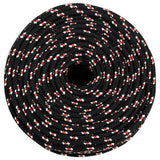 Vidaxxl Bootsseil 8 mm 250 m Polypropylen schwarz