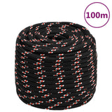 Vidaxl Boot Rope 16 mm 100 m polypropylen černá