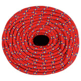 Vidaxl Bootsseil 8 mm 50 m Polypropylen rot