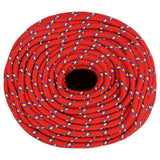 Vidaxxl Bootsseil 8 mm 250 m Polypropylen rot