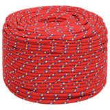 Vidaxl Boat Rope 10 mm 25 m polipropileno rojo