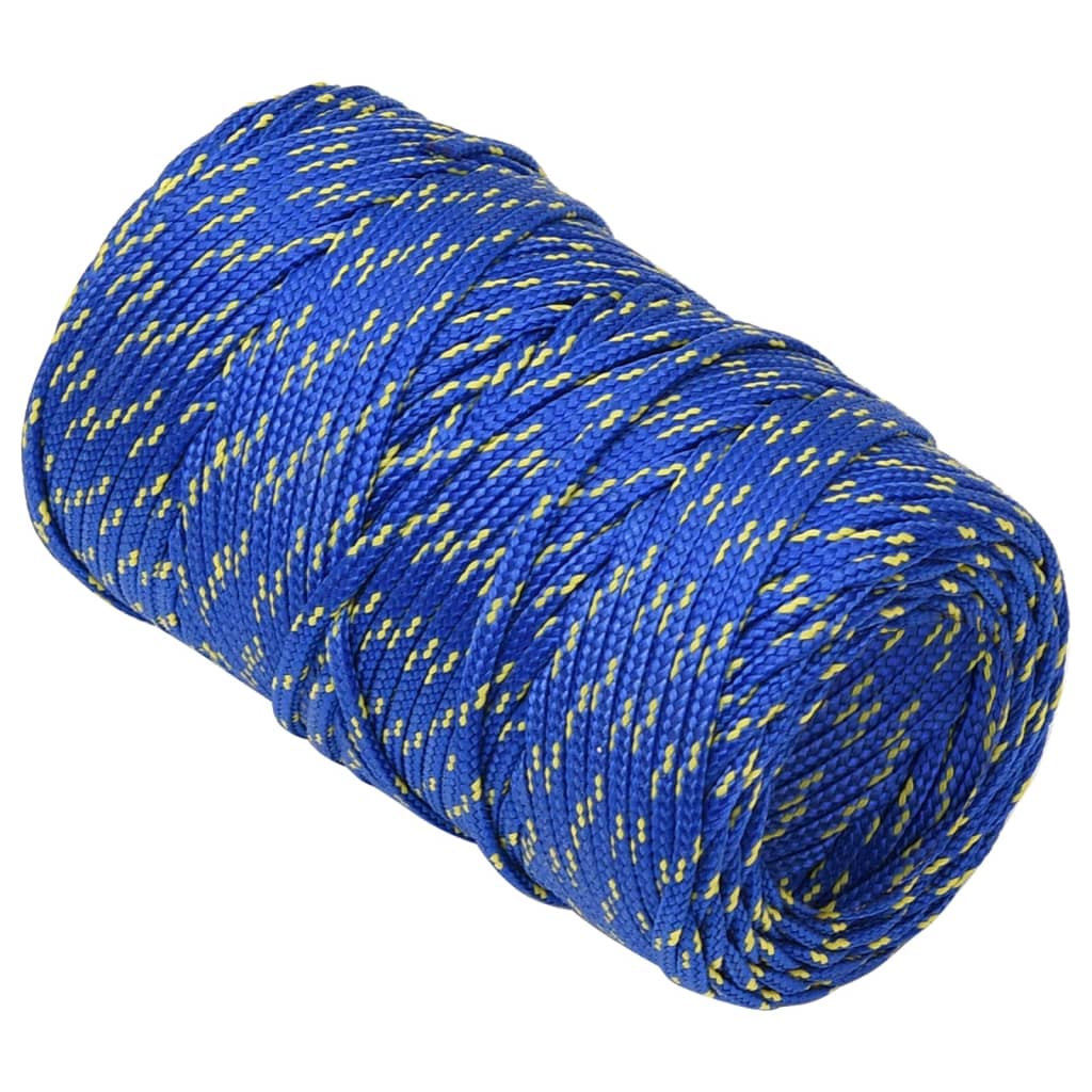 Vidaxl boottouw 2 mm 50 m polypropyleen blauw