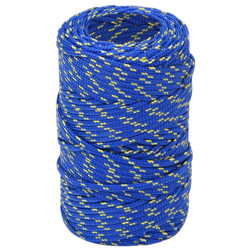 Corde de bateau Vidaxl 2 mm 100 m de bleu de polypropylène