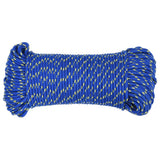 Corde à bateau Vidaxl 3 mm 50 m Bleu en polypropylène