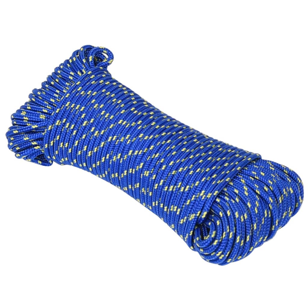 Vidaxl Bootsseil 5 mm 50 m Polypropylen blau