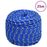 Vidaxl -Bootseil 6 mm 25 m Polypropylenblau