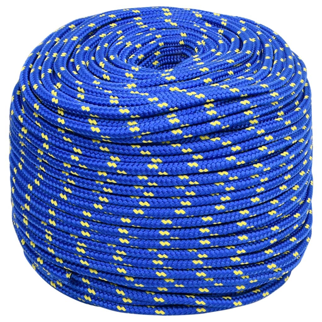 Vidaxl -Bootseil 6 mm 25 m Polypropylenblau