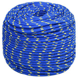 Vidaxl -Bootseil 6 mm 25 m Polypropylenblau