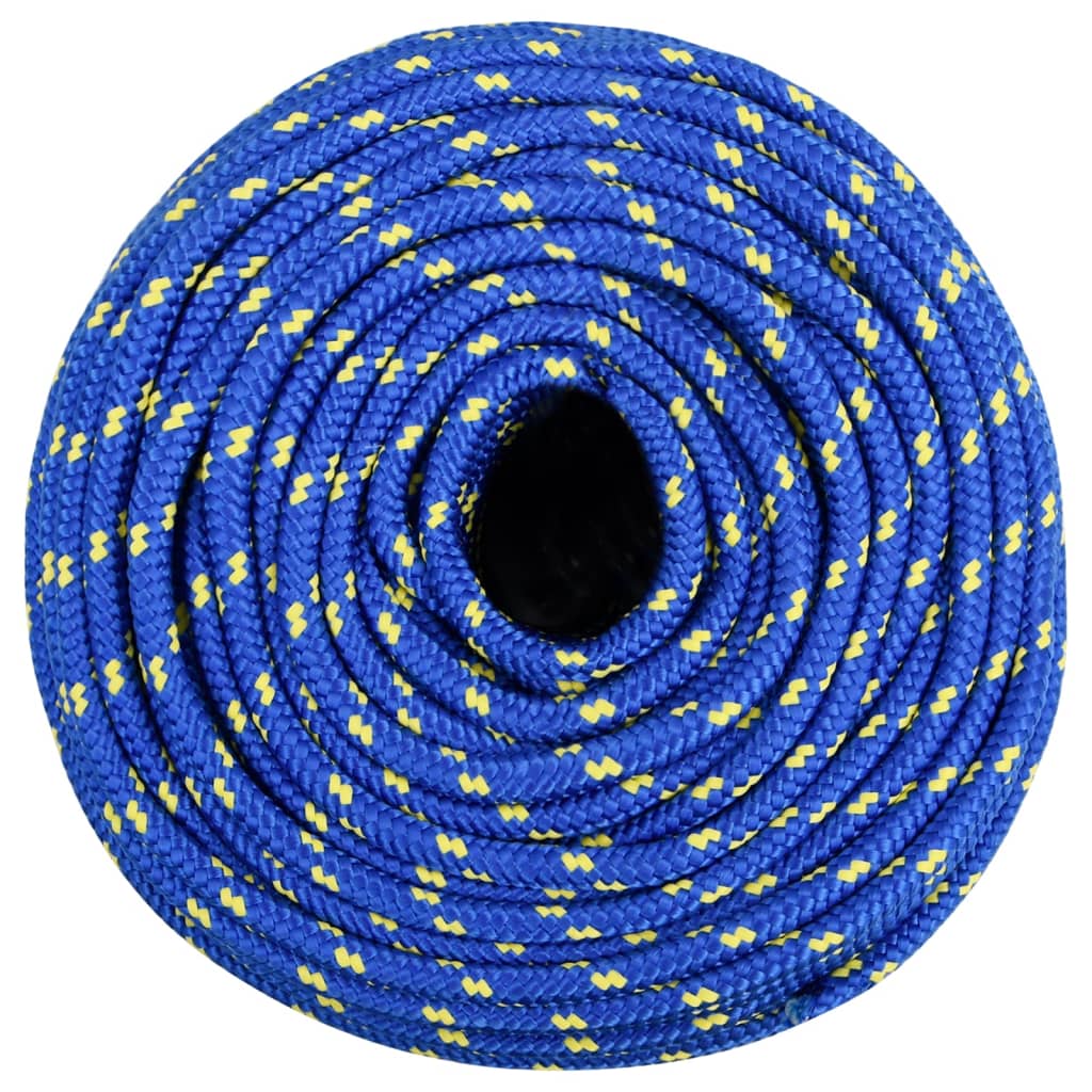 Vidaxl -Bootseil 6 mm 25 m Polypropylenblau