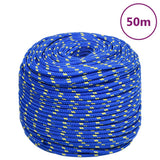 Vidaxl Bootsseil 8 mm 50 m Polypropylen blau