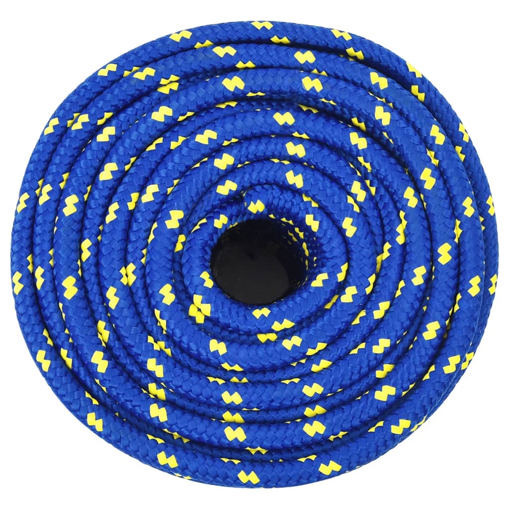 Vidaxl -Bootseil 12 mm 100 m Polypropenblau