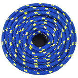 Vidaxl boottouw 14 mm 25 m polypropeen blauw