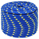 Vidaxl -Bootseil 14 mm 100 m Polypropenblau