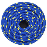 Vidaxl -Bootseil 14 mm 100 m Polypropenblau