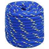 Vidaxl -Bootseil 18 mm 100 m Polypropenblau