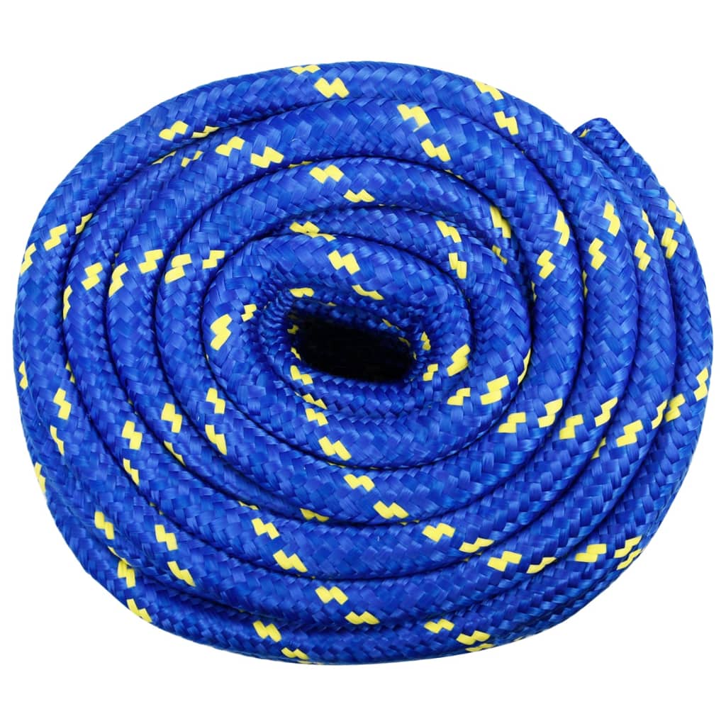 Corde à bateau vidaxl 20 mm 100 m en bleu polypropène