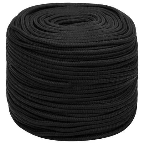 Vidaxl Bootsseil 6 mm 100 m Polypropylen schwarz