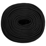 Vidaxl Bootsseil 8 mm 50 m Polypropylen schwarz