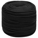 Vidaxl Bootsseil 8 mm 250 m Polypropylen schwarz