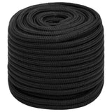 Vidaxl Bootsseil 16 mm 100 m Polypropylen schwarz