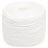 Vidaxl Boat Rope 10 mm 100 m polipropileno blanco completo