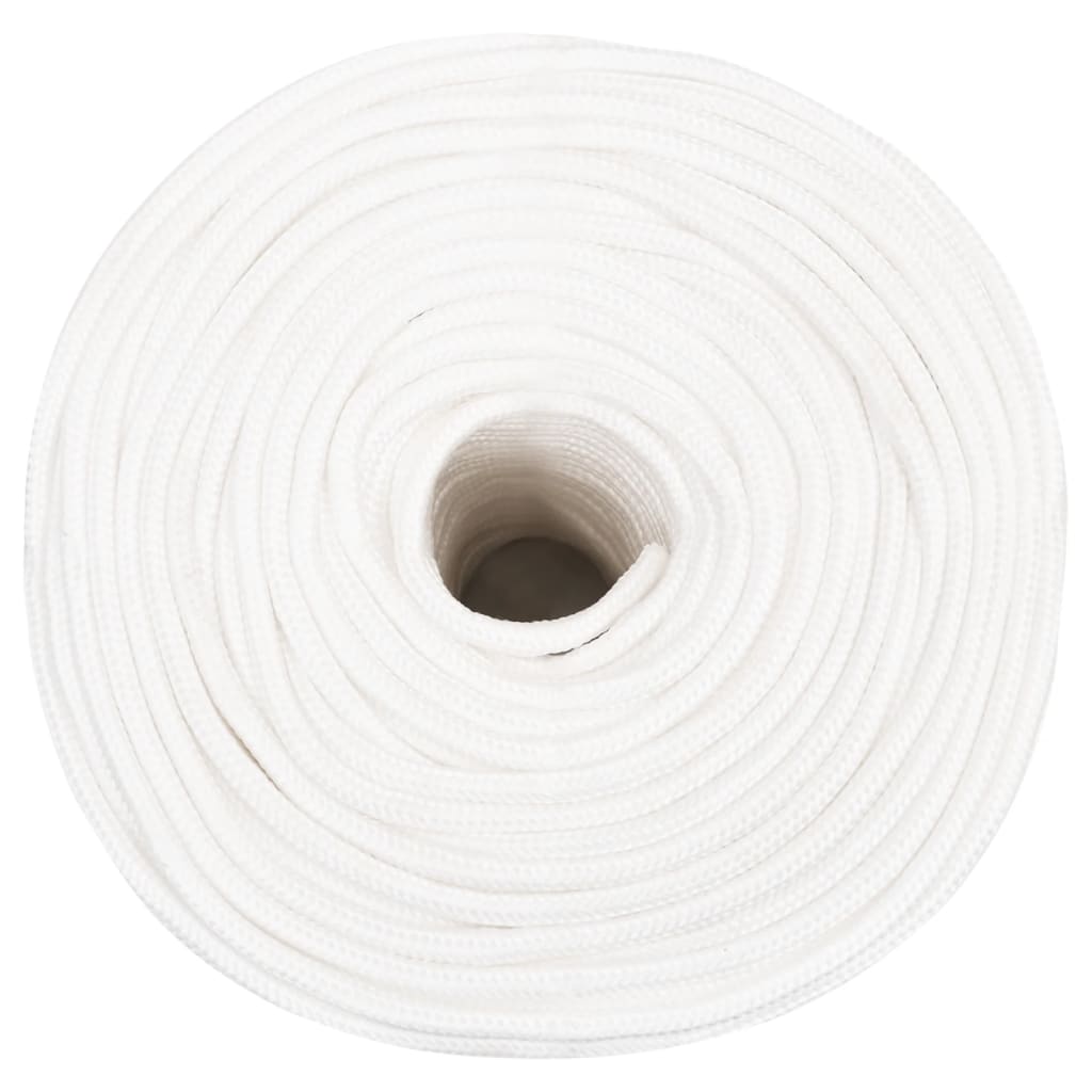 Vidaxl Boat Rope 10 mm 100 m polipropileno blanco completo