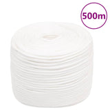 Vidaxl boat rope 10 mm 500 m polypropylene full white