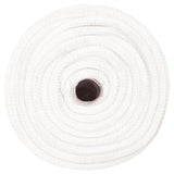 Vidaxl -Bootseil 12 mm 250 m Polypropylen Voll weiß