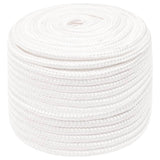 Vidaxl boat rope 14 mm 25 m polypropylene full white