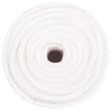 Vidaxl Bootsseil 16 mm 50 m Polypropylen massiv weiß