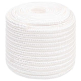 Vidaxl Bootsseil 16 mm 100 m Polypropylen massiv weiß